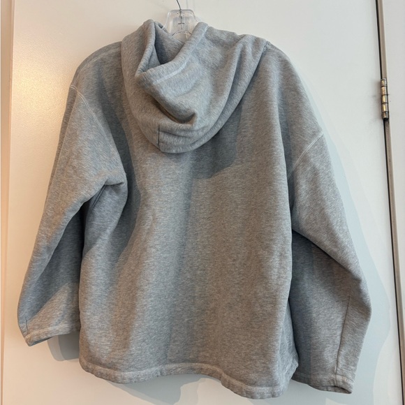 Aritzia Cozy Fleece Gray Hoodie - Picture 2 of 4